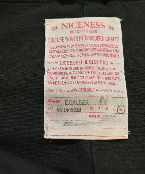 NICENESS（ナイスネス）その他 黒 サイズ:XL メンズ/2200733950094
