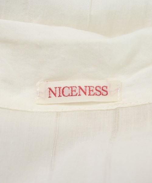 NICENESS（ナイスネス）カジュアルシャツ 白 サイズ:M メンズ/2200719224089