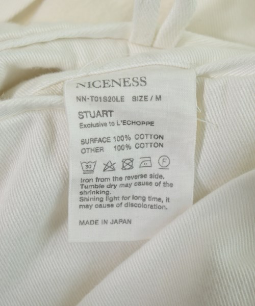 NICENESS（ナイスネス）その他 白 サイズ:M メンズ/2200726463082