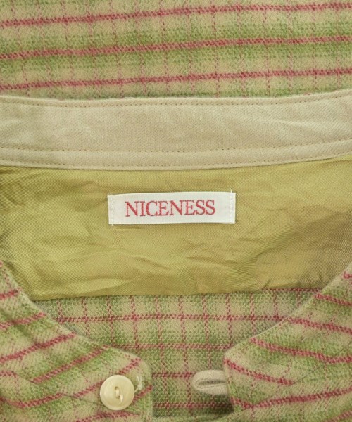 NICENESS（ナイスネス）カジュアルシャツ ベージュ サイズ:L メンズ/2200681405011