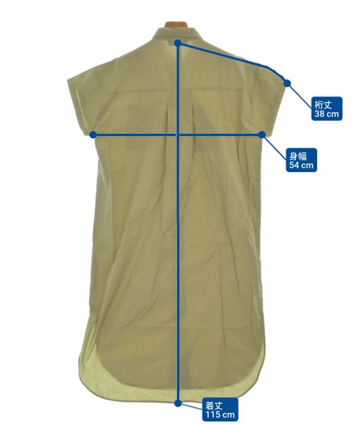 Melan Cleuge（メランクルージュ）シャツワンピース カーキ サイズ:F レディース/2200620706087