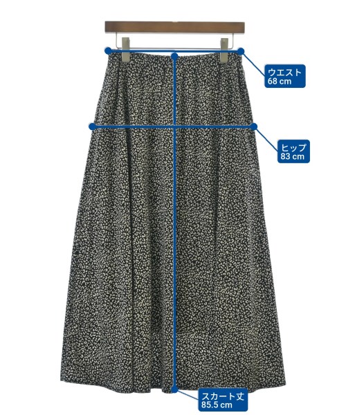 Melan Cleuge（メランクルージュ）ロング・マキシ丈スカート 黒 サイズ:F レディース/2200640901042