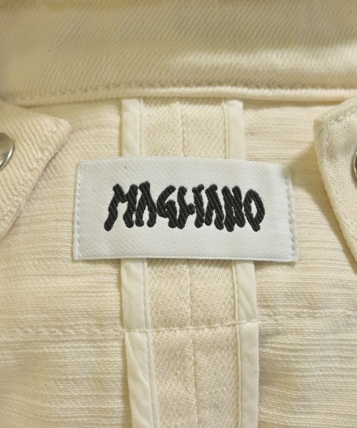 MAGLIANO（マリアーノ）デニムジャケット 白 サイズ:M メンズ/2200730584032