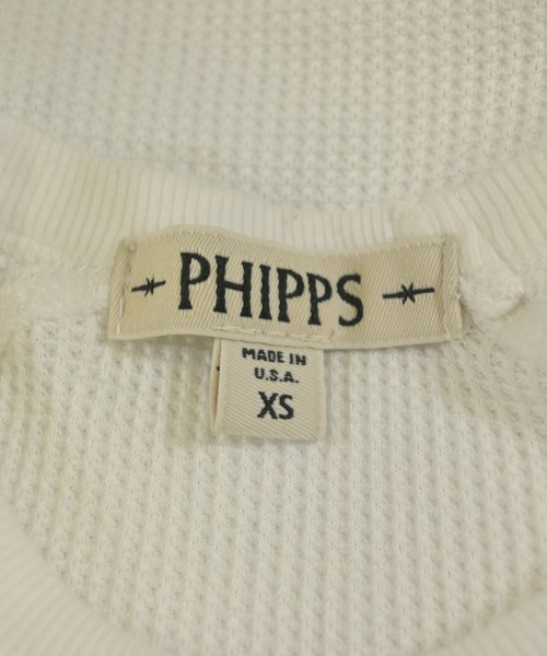 PHIPPS（フィップス）Tシャツ・カットソー 白 サイズ:XS メンズ/2200612604032