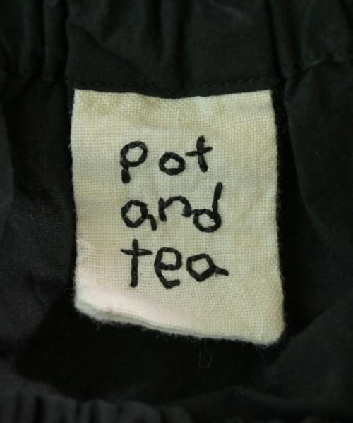 pot and tea（ポットアンドティー）シャツワンピース 黒 サイズ:F レディース/2200697419026