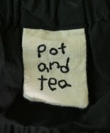 pot and tea（ポットアンドティー）シャツワンピース 黒 サイズ:F レディース/2200697419026