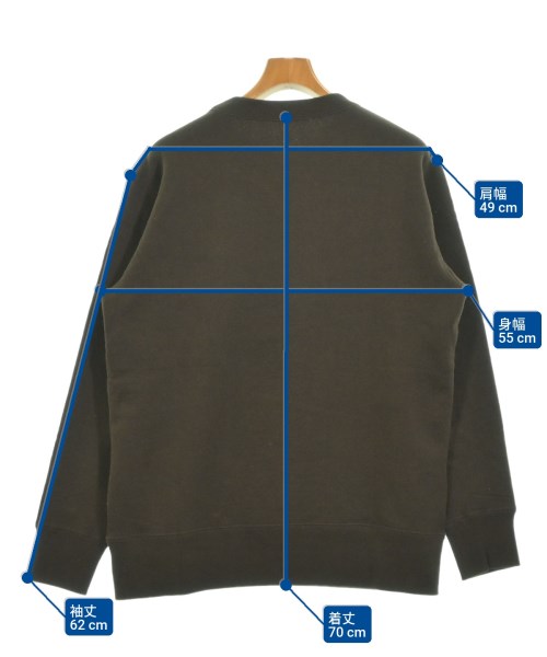 atelier comopti（アトリエコモプティ）スウェット 茶 サイズ:L メンズ/2200646002071