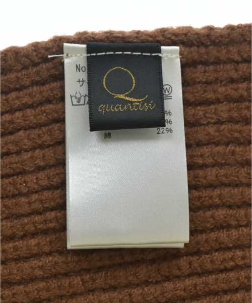 quantisi（クワンティシ）ストール 茶 サイズ:- レディース/2200718127329