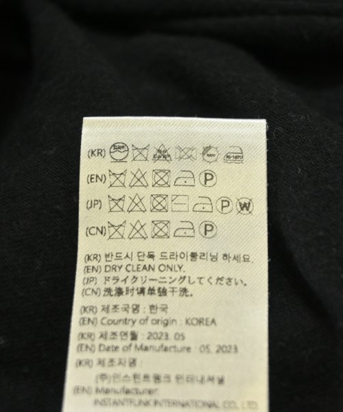 InstantFunk（インスタントファンク）Tシャツ・カットソー 黒 サイズ:2(M位) メンズ/2200707533056