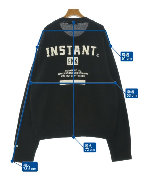InstantFunk（インスタントファンク）ニット・セーター 黒 サイズ:-(XL位) メンズ/2200663362042