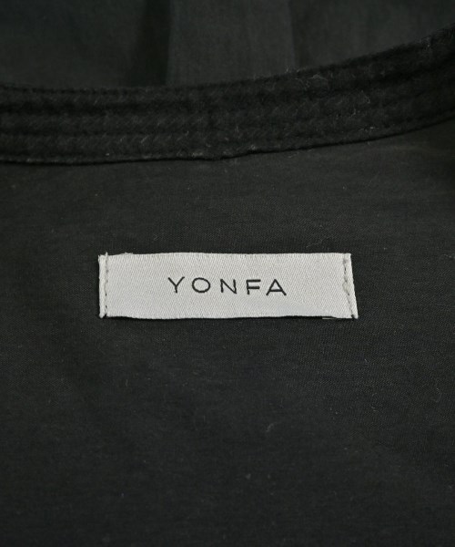 YONFA（ヨンファ）シャツワンピース 黒 サイズ:F レディース/2200714666037
