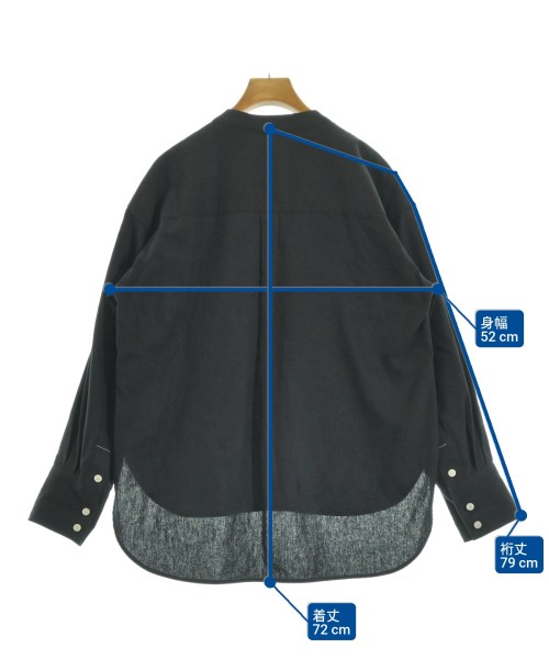 YONFA（ヨンファ）カジュアルシャツ 黒 サイズ:F レディース/2200662909187