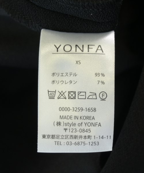 YONFA（ヨンファ）ロング・マキシ丈スカート 黒 サイズ:XS レディース/2200719040191