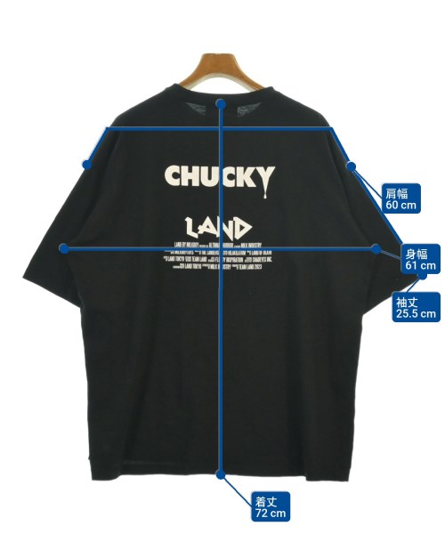 LAND BY MILKBOY（ランドバイミルクボーイ）Tシャツ・カットソー 黒 サイズ:XL メンズ/2200621531022