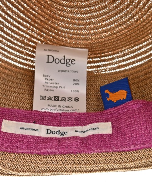 Dodge（ダッヂ）ストローハット ベージュ サイズ:- レディース/2200719349126
