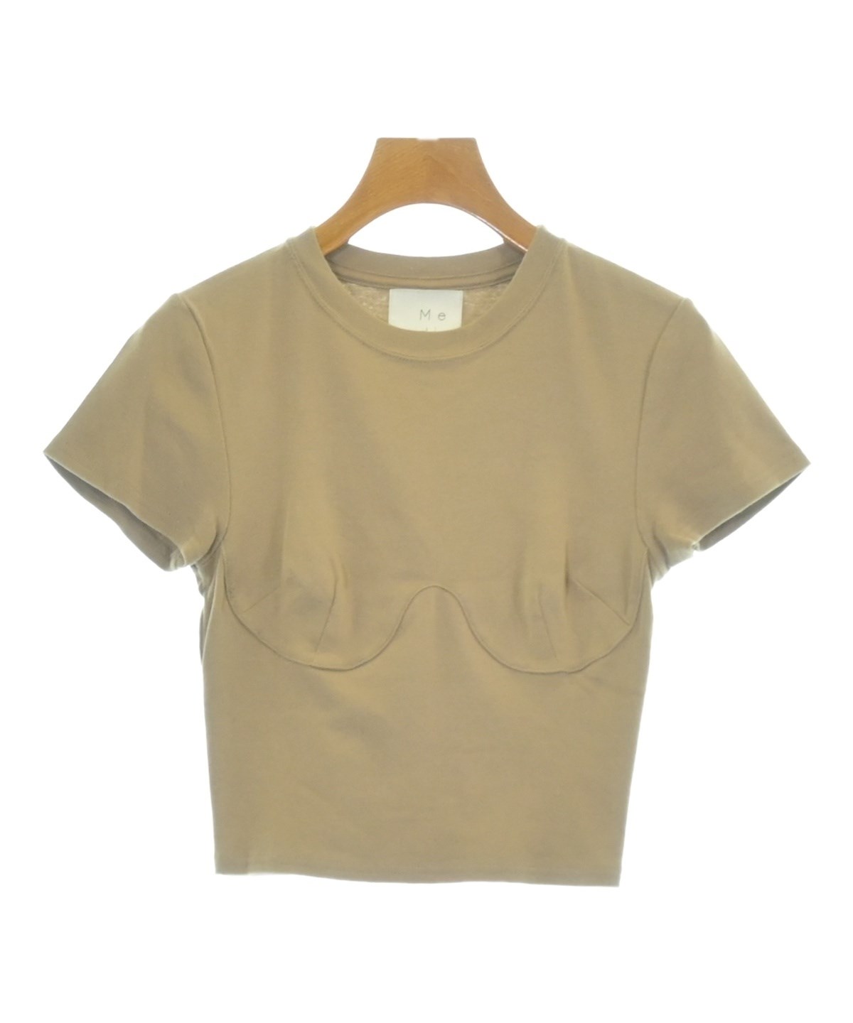 Mediam ミディアム ショート Tシャツ 新品 未使用 タグ付き　完売品 Mediam（ミディアム）Tシャツ・カットソー ベージュ サイズ:F