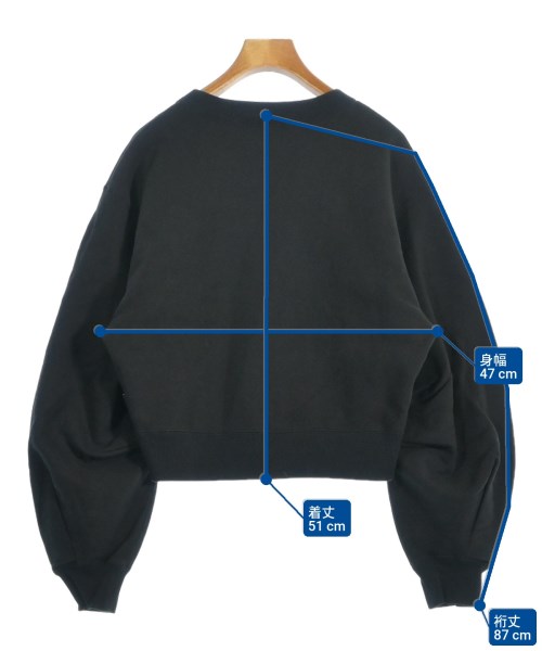 Mediam（ミディアム）スウェット 黒 サイズ:F レディース/2200663990047