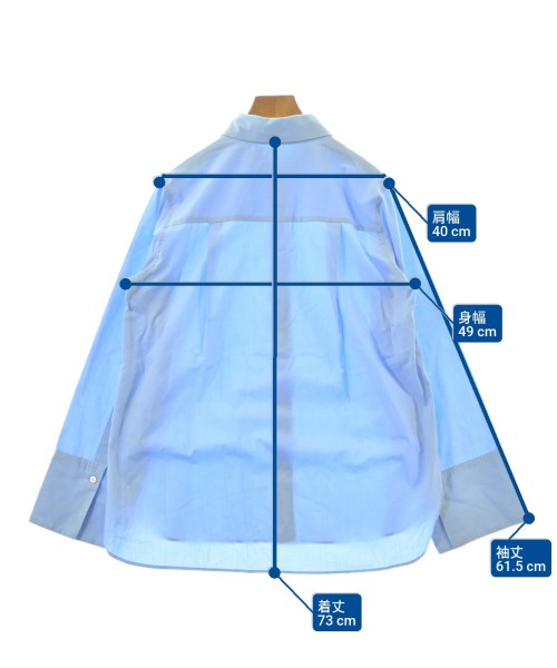 N.O.R.C（ノーク）カジュアルシャツ 青 サイズ:F レディース/2200622041230