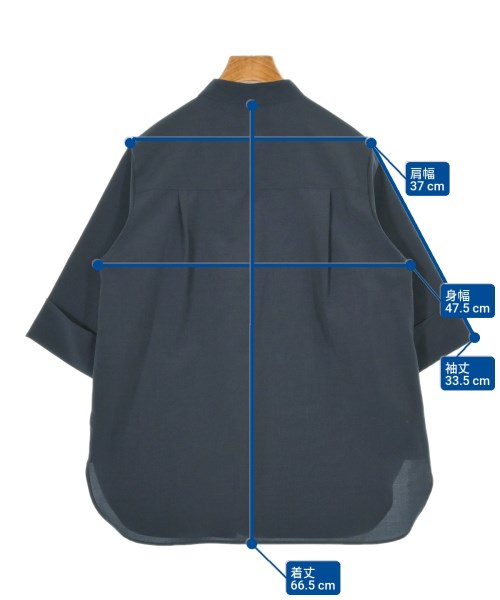 N.O.R.C（ノーク）カジュアルシャツ 紺 サイズ:F レディース/2200623187098