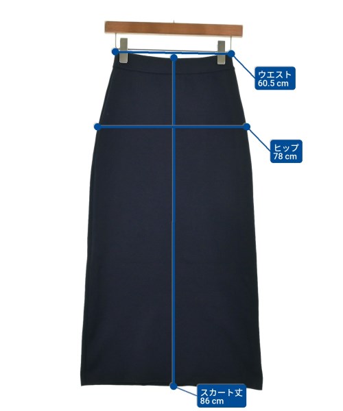 N.O.R.C（ノーク）ロング・マキシ丈スカート 紺 サイズ:1(S位) レディース/2200600353034