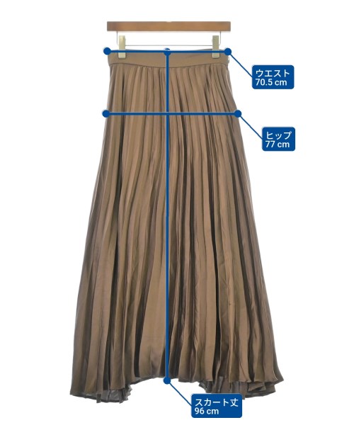 N.O.R.C（ノーク）ロング・マキシ丈スカート 茶 サイズ:2(M位) レディース/2200671854034