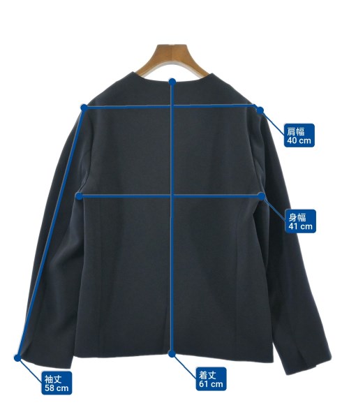 N.O.R.C（ノーク）ノーカラージャケット 紺 サイズ:2(M位) レディース/2200672132018