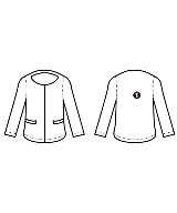 N.O.R.C（ノーク）ノーカラージャケット 紺 サイズ:2(M位) レディース/2200672132018