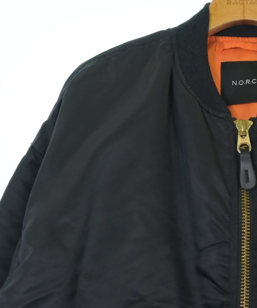 N.O.R.C（ノーク）ミリタリーブルゾン 黒 サイズ:2(M位) レディース/2200675969024