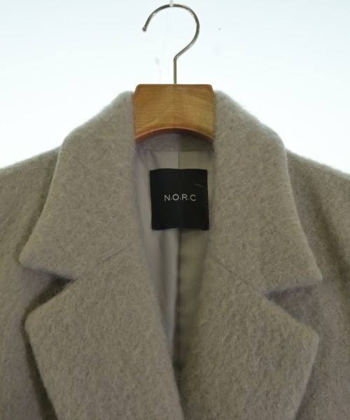 N.O.R.C（ノーク）チェスターコート グレー サイズ:2(M位) レディース/2200697876010