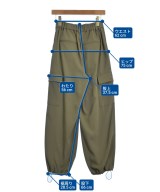 N.O.R.C（ノーク）カーゴパンツ カーキ サイズ:1(S位) レディース/2200709271215