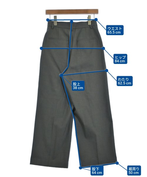 N.O.R.C（ノーク）スラックス グレー サイズ:1(S位) レディース/2200643590052