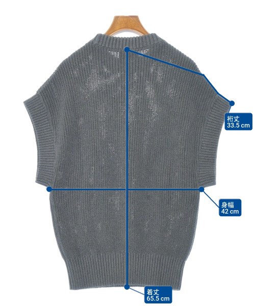 N.O.R.C（ノーク）ベスト グレー サイズ:1(S位) レディース/2200660981024