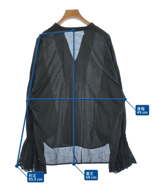 N.O.R.C（ノーク）ブラウス 黒 サイズ:1(S位) レディース/2200667497085