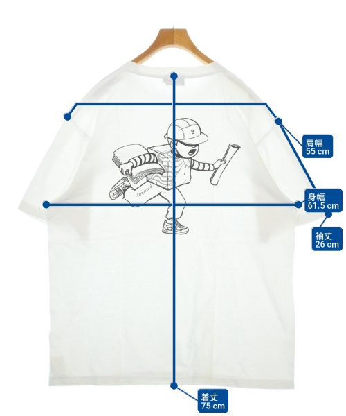 paperboy（ペーパーボーイ）Tシャツ・カットソー 白 サイズ:XXL メンズ/2200711923157