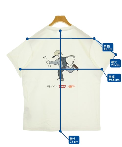 paperboy（ペーパーボーイ）Tシャツ・カットソー 白 サイズ:L メンズ/2200712860086