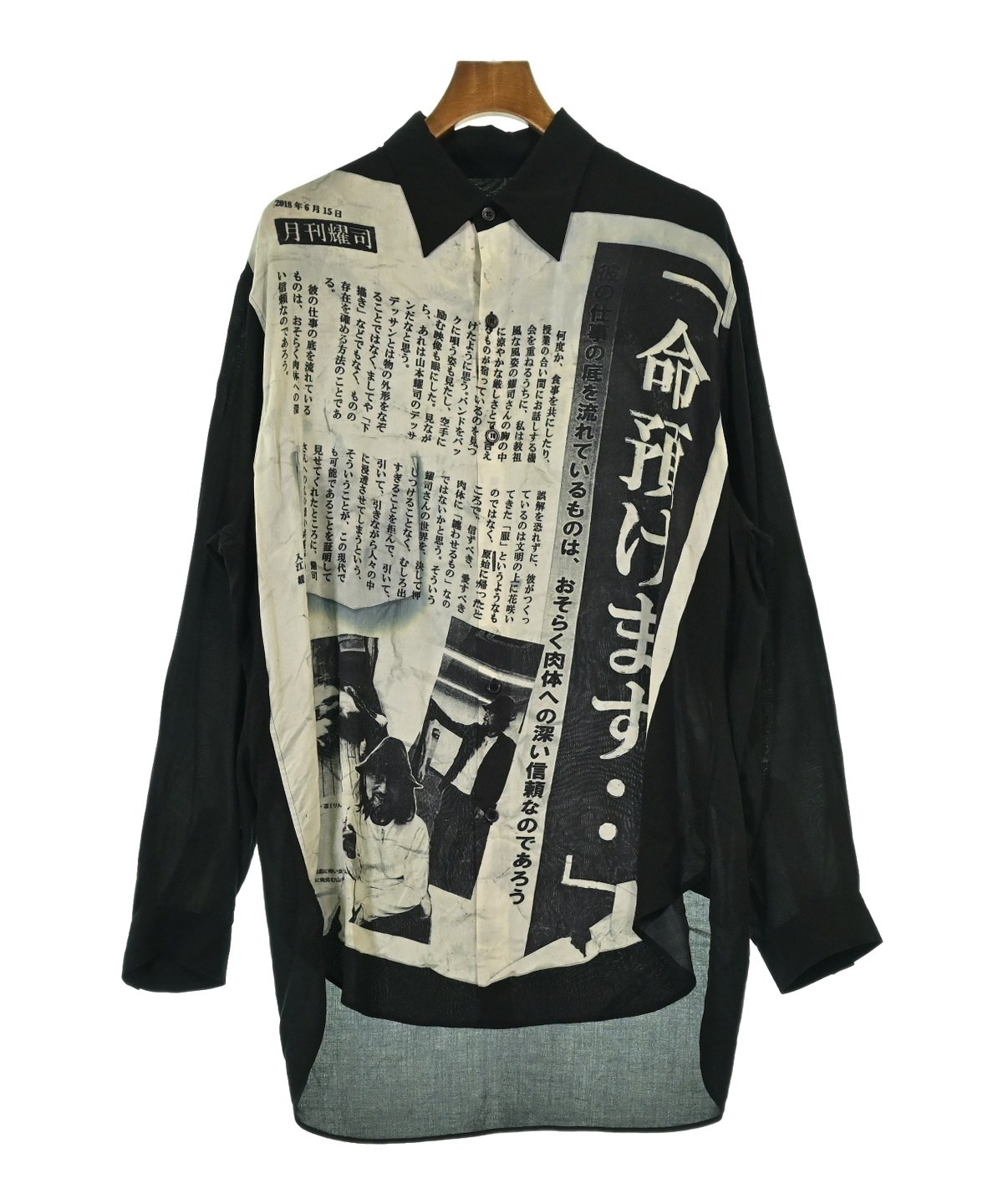 BLACK Scandal Yohji Yamamoto シャツ BLACK scandal yohji yamamoto（ブラックスキャンダルヨウジヤマモト