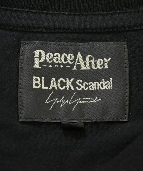 BLACK scandal yohji yamamoto（ブラックスキャンダルヨウジヤマモト）Tシャツ・カットソー 黒 サイズ:4(L位) メンズ/2200622616056