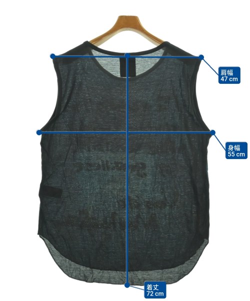 BLACK scandal yohji yamamoto（ブラックスキャンダルヨウジヤマモト）Tシャツ・カットソー 黒 サイズ:3(M位) メンズ/2200612570139