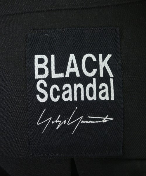 BLACK scandal yohji yamamoto（ブラックスキャンダルヨウジヤマモト）カジュアルシャツ 黒 サイズ:2(S位) メンズ/2200674365032