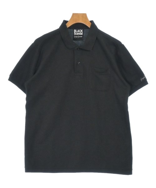 BLACK scandal yohji yamamoto(ブラックスキャンダルヨウジヤマモト)ポロシャツ 黒 サイズ:3(M位)/2200671423049