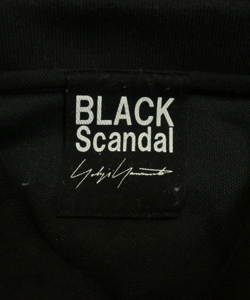 BLACK scandal yohji yamamoto（ブラックスキャンダルヨウジヤマモト）ポロシャツ 黒 サイズ:3(M位) メンズ/2200671423049