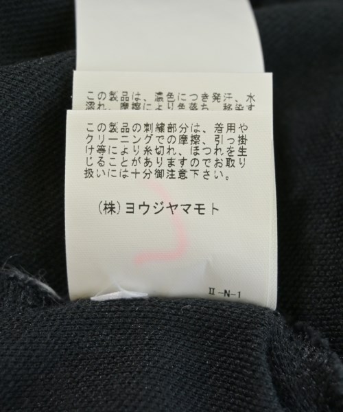 BLACK scandal yohji yamamoto（ブラックスキャンダルヨウジヤマモト）ポロシャツ 黒 サイズ:1(XS位) メンズ/2200678371022