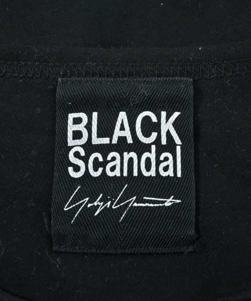 BLACK scandal yohji yamamoto（ブラックスキャンダルヨウジヤマモト）Tシャツ・カットソー 黒 サイズ:3(M位) メンズ/2200658910012