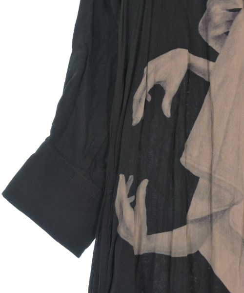 BLACK scandal yohji yamamoto（ブラックスキャンダルヨウジヤマモト）カジュアルシャツ 黒 サイズ:1(XS位) メンズ/2200639773049