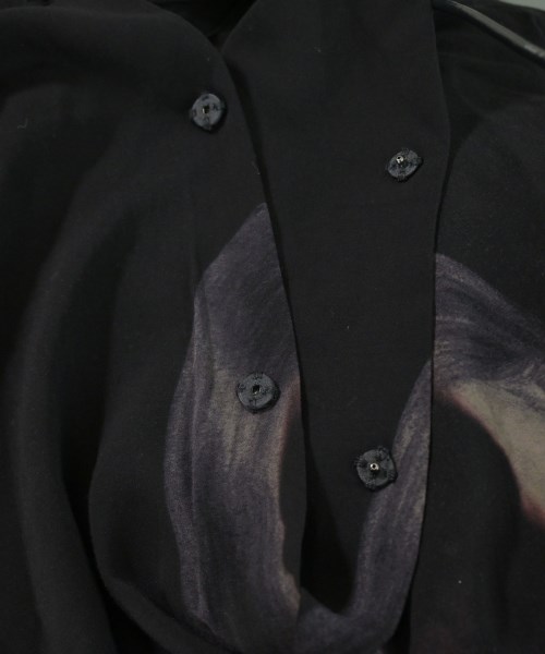 BLACK scandal yohji yamamoto（ブラックスキャンダルヨウジヤマモト）カジュアルシャツ 黒 サイズ:1(XS位) メンズ/2200639773049