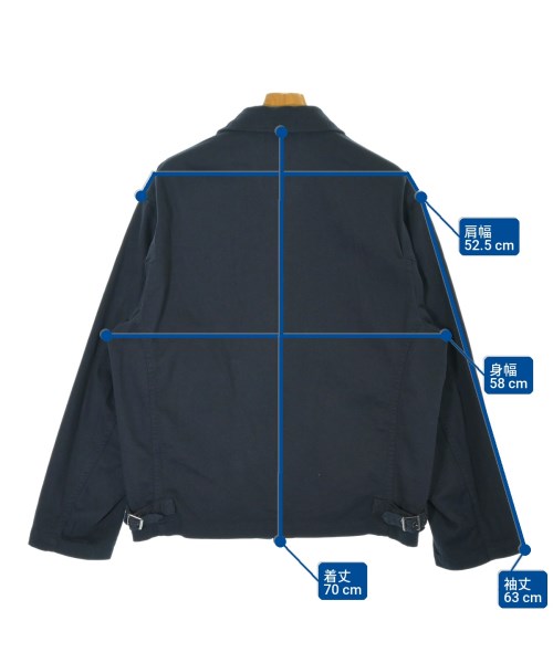 BLACK scandal yohji yamamoto（ブラックスキャンダルヨウジヤマモト）ブルゾン 紺 サイズ:2(S位) メンズ/2200701029050
