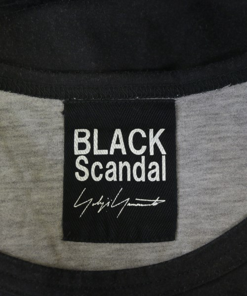 BLACK scandal yohji yamamoto（ブラックスキャンダルヨウジヤマモト）Tシャツ・カットソー 黒 サイズ:2(S位) メンズ/2200703816047