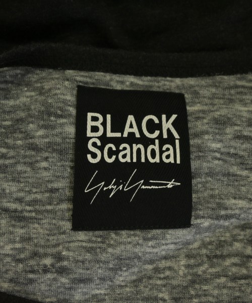 BLACK scandal yohji yamamoto（ブラックスキャンダルヨウジヤマモト）Tシャツ・カットソー 黒 サイズ:3(M位) メンズ/2200704594067