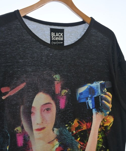 BLACK scandal yohji yamamoto（ブラックスキャンダルヨウジヤマモト）Tシャツ・カットソー 黒 サイズ:3(M位) メンズ/2200704594067