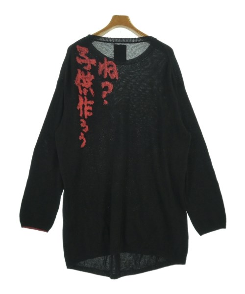 BLACK scandal yohji yamamoto（ブラックスキャンダルヨウジヤマモト）ニット・セーター 黒 サイズ:3(M位) メンズ/2200706087024
